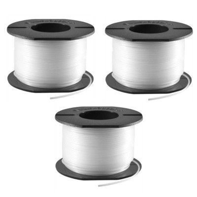 Multipack da 3 Rocchetti Filo Nylon 37,5 Metri Universale A6046-XJ