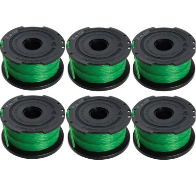 Multipack da 6 Rocchetti a Filo Nylon A6482-XJ da 10 Metri Black+Decker