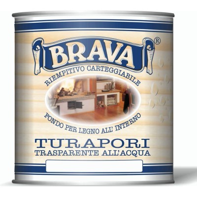 Turapori Brava all'acqua ml 750 Fondo Riempitivo Carteggiabile