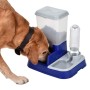 Distributore Automatico Di Cibo E Acqua Dispenser Cani e Gatti cm 37x32x36 cm