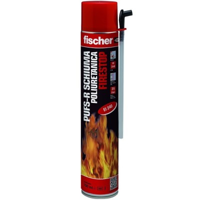 Schiuma poliuretanica per applicazioni antifuoco certificata EI 240 750ML uso senza pistola