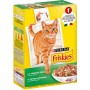 Multipack da 6 Friskies Purina Croccantini per Gatti Adulti Coniglio Pollo e Verdure 400 Gr Cad
