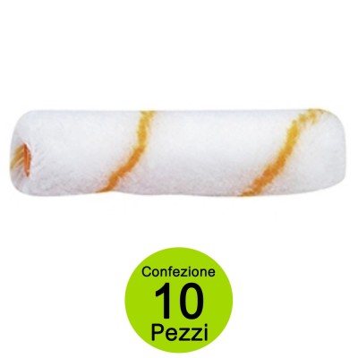 Multipack 10 Rullini per Vernici Colori cm 10 con Pelo Tessuto