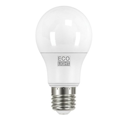 Lampade Led Eco Light E27 Sfera Goccia Led 9 W 806 Lm 6400 K 230 V Confezione da 10