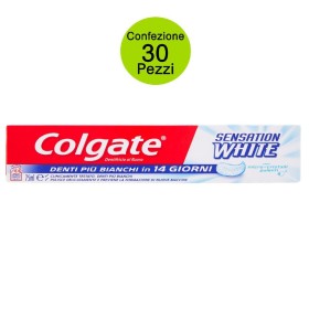 Multipack da 30 Dentifrici Colgate Sensation White - Confezioni da 75 ml Ciascuna