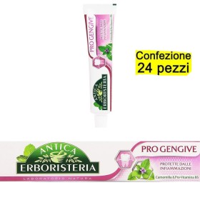 Multipack da 24 Dentifrici Antica Erboristeria Pro Gengive Confezioni da 75 Ml Ciascuna