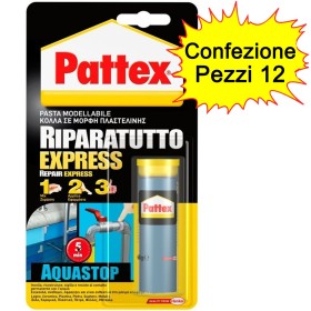 Pattex Riparatutto Express Confezione da 12 Aquastop 1563676 da 48 gr Cadauno