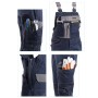 Multipack 4 pz Salopette da Lavoro Globo Professionale SLIM FIT TG. M