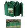 Multipack 2 pz Bordo Ornamentale per Giardino Legno Verde
