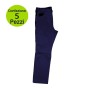 Multipack da 5 pz TG. XXL Pantaloni da Lavoro Professionali Delta 240 gr Blu/Nero