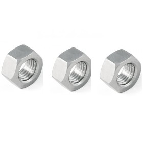 Dadi Esagonali Zincati Bianchi Classe 8 Din 934 Brixo Confezione da 15 Pezzi da M6