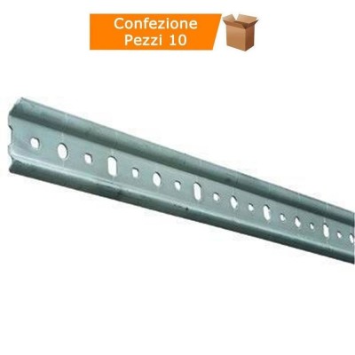 Multipack da 10 Barre per Pensili Appendipensili in Acciaio Zincate da 2 Metri Ciascuna