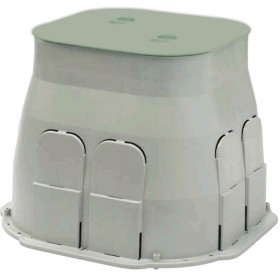 Pozzetto Drainbox cm 20x20 coperchio GRIGIO per impianti elettrici e irrigazione Arno Canali