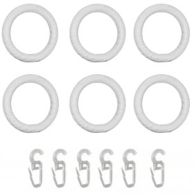 ANELLO IN LEGNO BIANCO PEZZI 6  CINTACOR IC998 MM 12