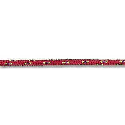 IBIZA MULTICOLOR DOPPIA TRECCIA 100% POLIESTERE ROSSA FILO SEGNALE VERDEBLU 4 MM 200 MT NAUTICA