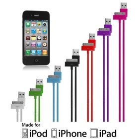 CAVO USB PER IPHONE 4G IPAD COLORATO METRI 1,5