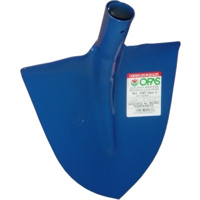 Pala Ghiaia in Acciaio Temperato Colore Blu