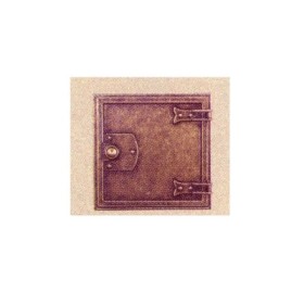 Alubox Sportello Bronzo Ottone da Incasso SC/3