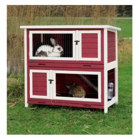 Casetta da esterno per conigli in pino