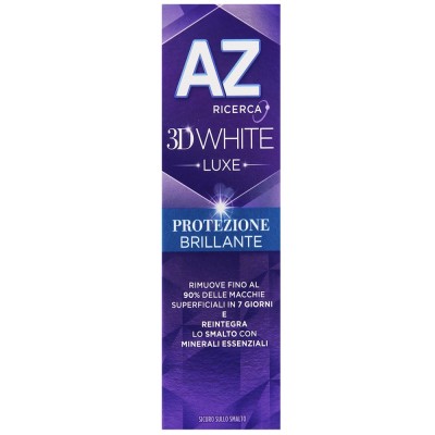 Dentifricio Az Ricerca 3D White Luxe Protezione Brillante Confezione da 75 Millilitri