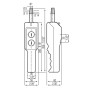 PULSANTIERA PENSILE P02 2 TASTI MONTACARICHI SOLLEVATORE IMPERMEABILE