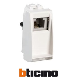 PRESA TELEFONICA RJ11 LIGHT SN4258/11N BTICINO