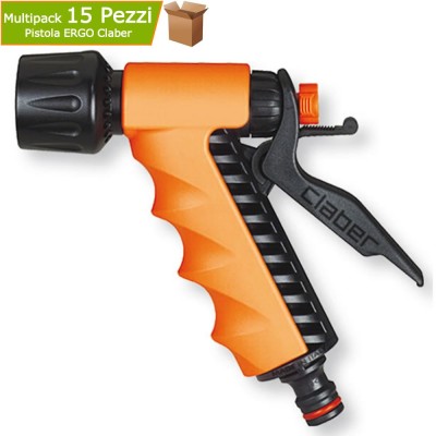 Claber 8538 Lance a Pistola Ergo Regolabili con innesto rapido Quick Click Multipack 15 Pezzi