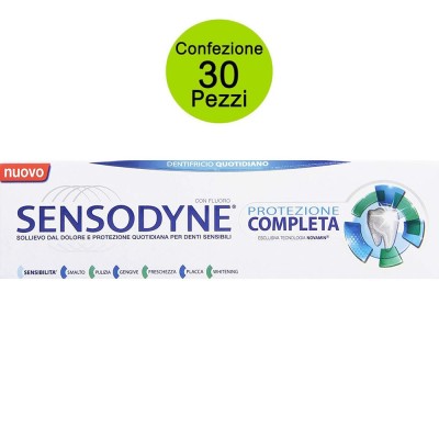 Multipack da 30 Dentifrici Sensodyne per Denti Sensibili ConfezionI da 75 Millilitri Ciscuna