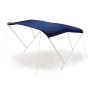 Tendalino 3 Archi In alluminio Strong Blu cm 185x180x140 Barca Gommone
