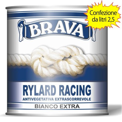 Antivegetativa Rylard Racing Bianco Extra litri 2,5 a base di PTFE Brava
