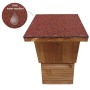 Casa per Pipistrelli con Tetto Catramato Idrorepellente Bat-Box