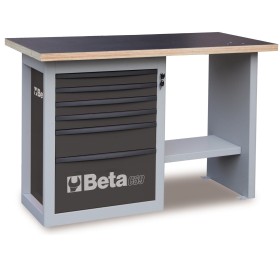 BANCO DA LAVORO "ENDURANCE" 1 CASSETTIERA DA 6 CASSETTI /G