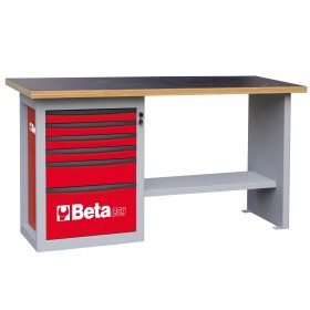 BANCO DA LAVORO "ENDURANCE" 1 CASSETTIERA DA 6 CASSETTI /R