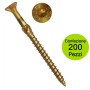 Viti Per Legno TSP Torx T-30 Tropicalizzate Diametro mm 6x200 Confezione Pezzi 200