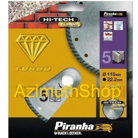 DISCO DIAMANTATO MM 115X22,2 CORONA CONTINUA PIRANHA