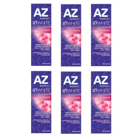 Dentifricio AZ 3D White Ultra White Multipack da 6 Confezioni da 75 Milliliters Ciascuna