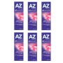 Dentifricio AZ 3D White Ultra White Multipack da 6 Confezioni da 75 Milliliters Ciascuna