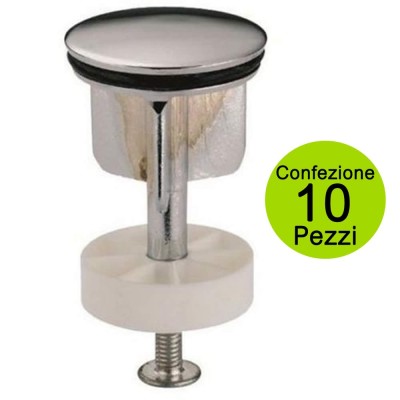 Multipack 10 Pezzi Tappi Per Pilette Scarico Automatico Diametro mm 35