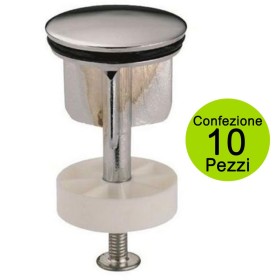 Multipack 10 Pezzi Tappi Per Pilette Scarico Automatico Diametro mm 40