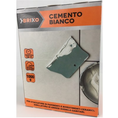 Multipack da 10 Confezioni di Cemento Bianco Brixo da 1 Chilogrammo Ciascuna