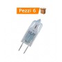 Multipack da 6 Lampade Alogene Halostar SST a Spillo 35 W 12 V GY6.35 Ledvance