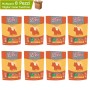 Multipack 9 Pezzi Alimento Completo Miglior Cane Unico Tacchino Cibo Secco Per Cani Gr 800