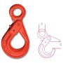 GANCI SELF-LOCKING AD OCCHIO, ACCIAIO LEGATO ALTA RESISTENZA
