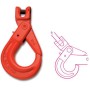 GANCI SELF-LOCKING CLEVIS, ACCIAIO LEGATO  ALTA RESISTENZA