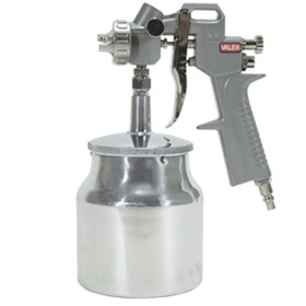 AEROGRAFO PER VERNICIATURA CON ATTACCO A BAIONETTA E RAPIDO