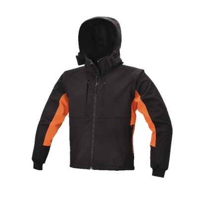 GIACCA SOFTSHELL 290G NERO ARANCIO 7683 XL BETA
