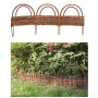 Multipack 8 pz Bordo Ornamentale in Salice Naturale Arco per Giardino