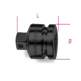 RACCORDO MACCHINA ATT. QUADRO FEMM. 1" E MASCHIO 3/4" BETA