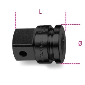 RACCORDO MACCHINA ATTACCO QUADRO MASCHIO E FEMMINA FOSFATATO