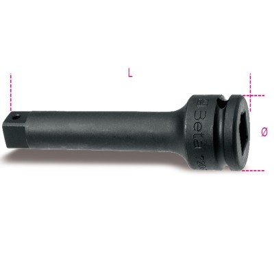 PROLUNGA MACCHINA ATTACCHI QUADRI MASCHIO E FEMMINA 1" BETA